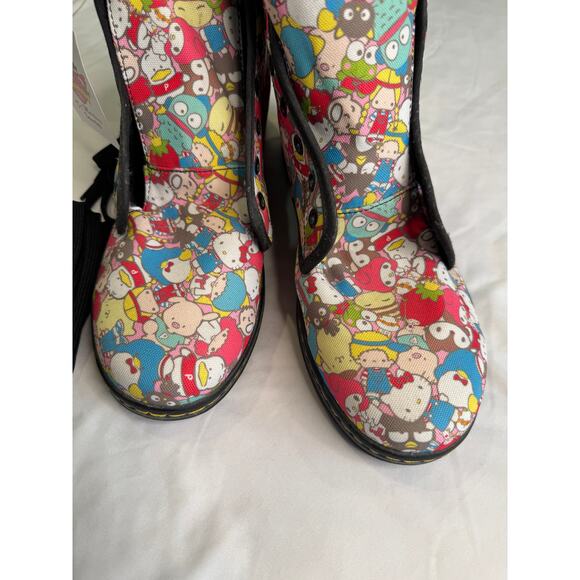 Dr. Martens X Hello Kitty Sanrio 50th Anniversary Canvas Boots - Picture 4 of 13